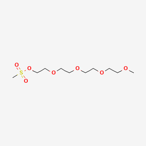 Chemical structure of m-PEG4-Ms
