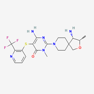Chemical structure of SHP394