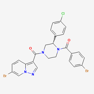 Chemical structure of eIF4A3-IN-2