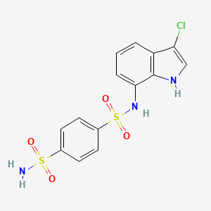 Chemical structure of Indisulam