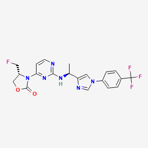 Chemical structure of IDH1 Inhibitor 1