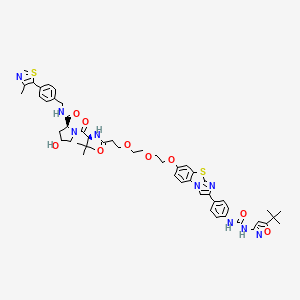 Chemical structure of PROTAC FLT-3 degrader 1