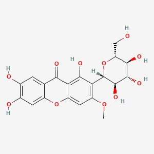 Chemical structure of Homomangiferin
