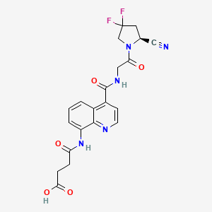 Chemical structure of OncoFAP