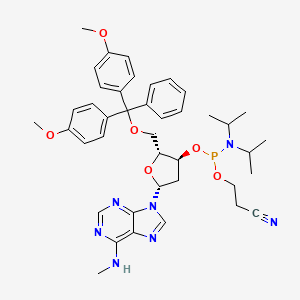 Chemical structure of N6-Methyl-dAphosphoramidite
