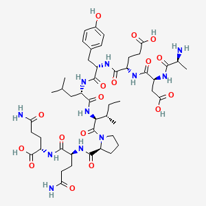 Chemical structure of EGFR Protein Tyrosine Kinase Substrate