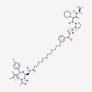 Chemical structure of SNIPER(BRD)-1