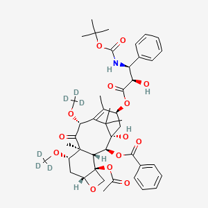 Chemical structure of Cabazitaxel-d6