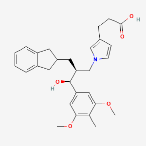 Chemical structure of ONO-0300302