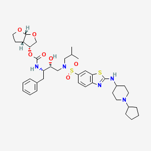 Chemical structure of TMC310911