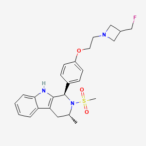 Chemical structure of GNE-502