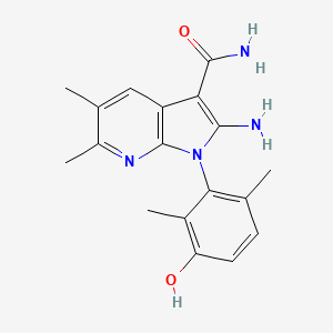 Chemical structure of (R)-RP-6306