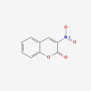 Chemical structure of 3-Nitrocoumarin