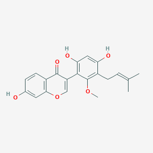 Chemical structure of Glicoricone