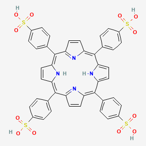 Chemical structure of TPPS