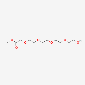Chemical structure of Hydroxy-PEG4-methyl acetate