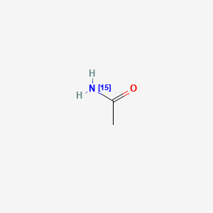 Chemical structure of Acetamide-15N