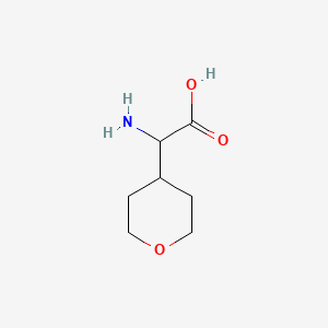 Chemical structure of 4'-Tetrahydropyranylglycine