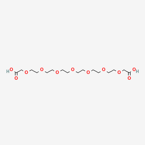 Chemical structure of CH2COOH-PEG6-CH2COOH
