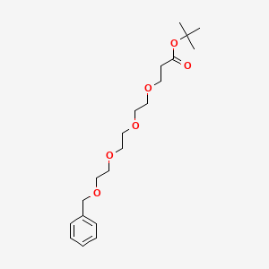 Chemical structure of Benzyl-PEG4-Boc