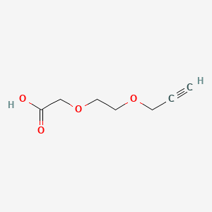 Chemical structure of Propynyl-PEG1-Ac