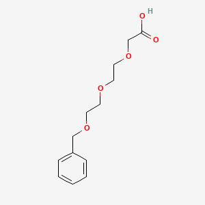 Chemical structure of Benzyl-PEG2-CH2COOH