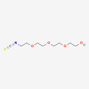 Chemical structure of 1-Isothiocyanato-PEG4-alcohol