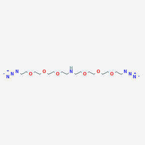 Chemical structure of NH-bis(PEG3-azide)