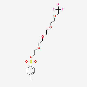Chemical structure of 1,1,1-Trifluoroethyl-PEG4-Tos
