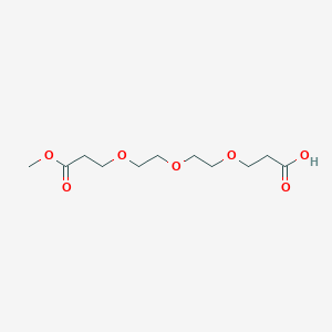 Chemical structure of Acid-PEG3-mono-methyl ester