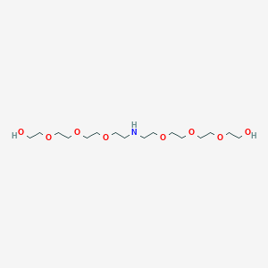 Chemical structure of NH-bis-PEG4