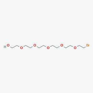 Chemical structure of Bromo-PEG6-alcohol