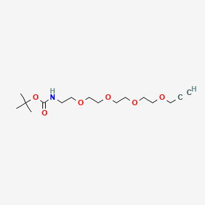 Chemical structure of Boc-N-Amido-PEG4-propargyl