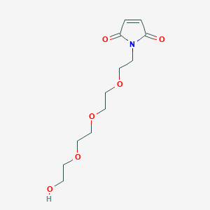 Chemical structure of Mal-PEG4-OH