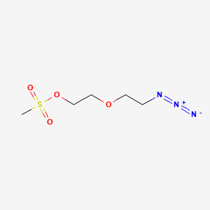 Chemical structure of Azide-PEG2-Ms
