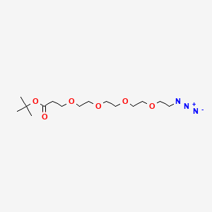 Chemical structure of Azido-PEG4-Boc