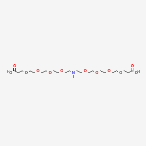 Chemical structure of N-Me-N-bis(PEG4-acid)
