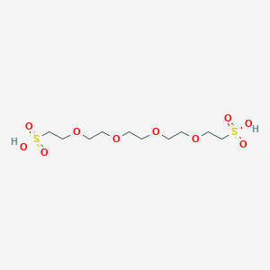 Chemical structure of Bis-PEG4-sulfonic acid