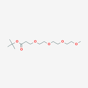 Chemical structure of m-PEG4-Boc