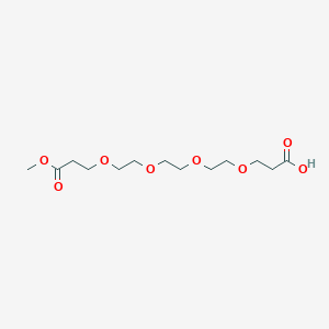 Chemical structure of Acid-PEG4-mono-methyl ester
