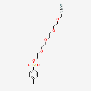 Chemical structure of Propargyl-PEG4-Tos
