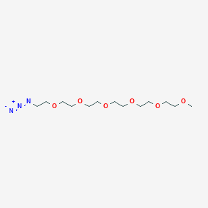 Chemical structure of m-PEG6-azide