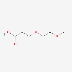 Chemical structure of m-PEG2-acid