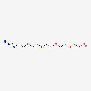 Chemical structure of Azido-PEG5-alcohol