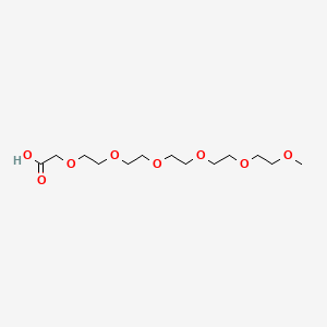 Chemical structure of m-PEG5-CH2COOH