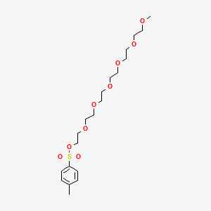 Chemical structure of m-PEG6-Tos