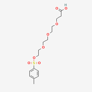 Chemical structure of Tos-PEG4-acid