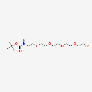 Chemical structure of N-Boc-PEG5-bromide