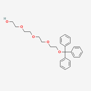 Chemical structure of Tr-PEG4-OH
