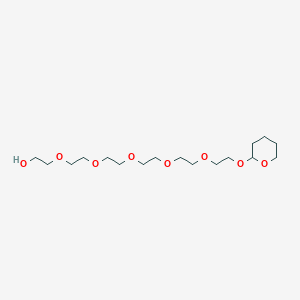 Chemical structure of Thp-peg7